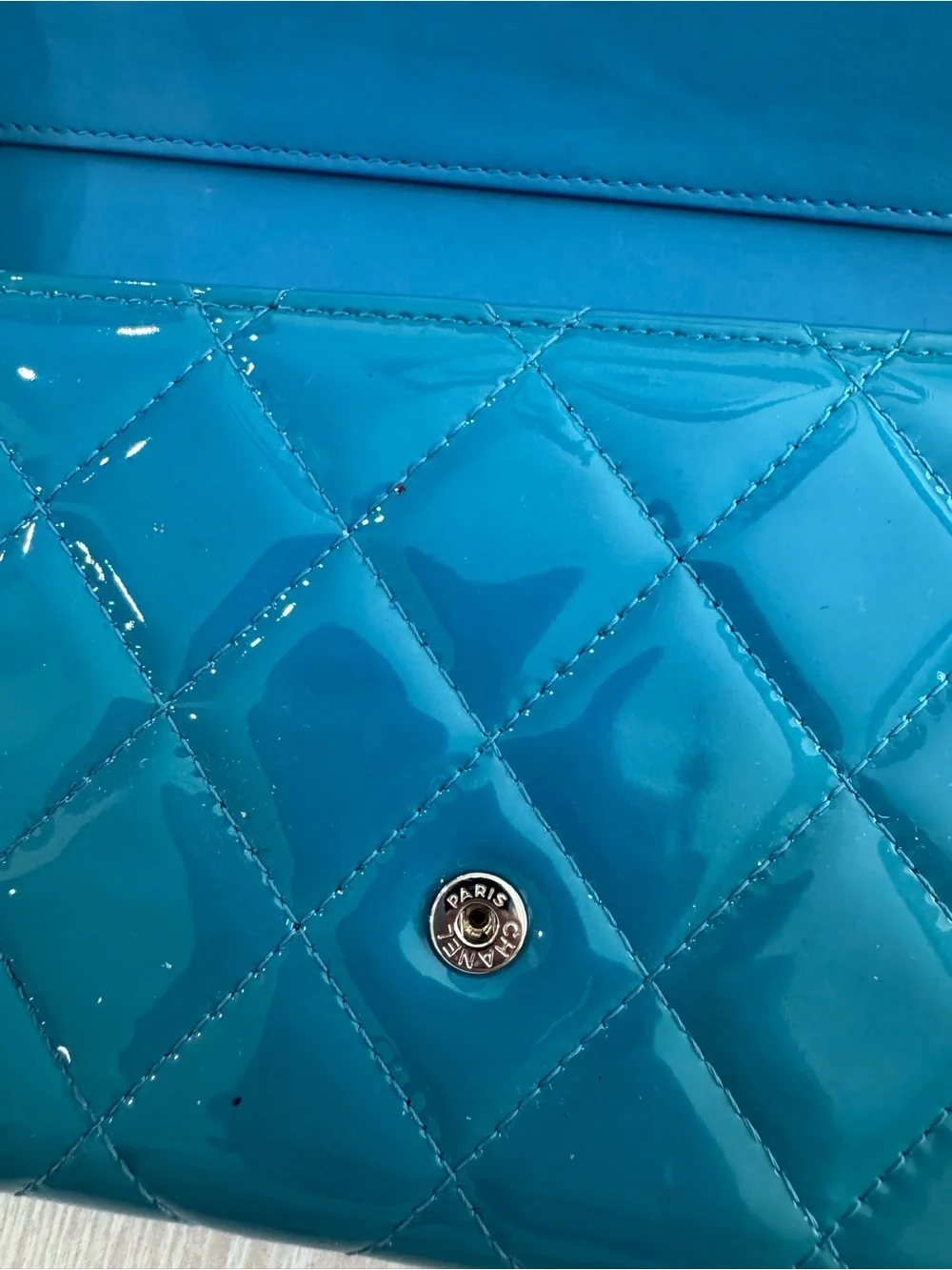 Chanel Patent Leather L Flap Wallet - Picture 12 of 12